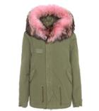 Gucci Mini Fur-trimmed Cotton Parka