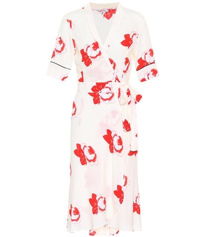 Ganni Harley Crêpe Wrap Dress