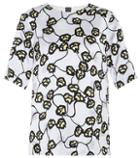 Diane Von Furstenberg Floral-printed Satin Tops