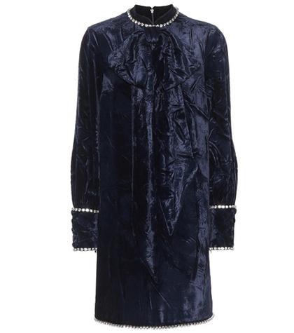 Gucci Embellished Velvet Dress