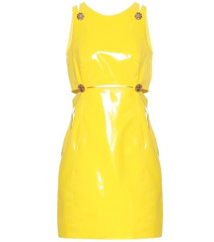 Versace Embellished Pvc Minidress
