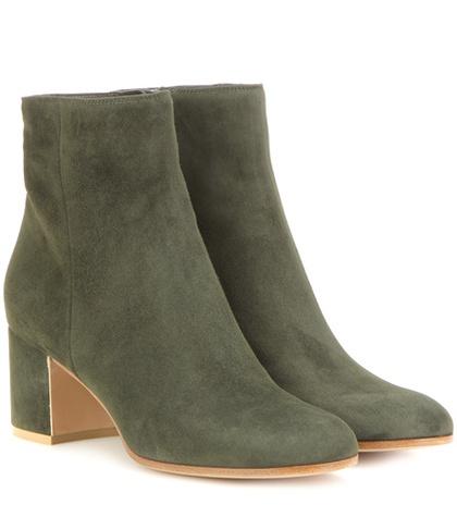 Gianvito Rossi Margaux Suede Ankle Boots