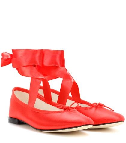 Repetto Anna Satin Ballerinas