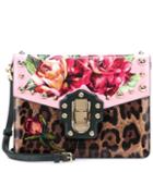 Dolce & Gabbana Lucia Embellished Leather Shoulder Bag