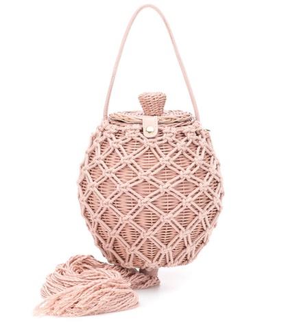 Ulla Johnson Leia Wicker Shoulder Bag