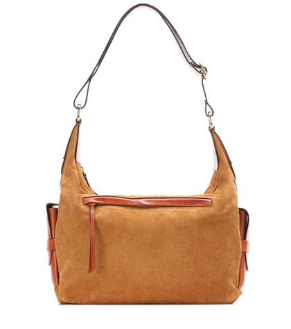 Isabel Marant Corte Day Suede And Leather Shoulder Bag