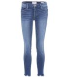 Victoria Beckham Le High Skinny Jagged Hem Jeans