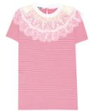 81hours Lace-trimmed Cotton T-shirt