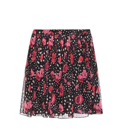 Alessandra Rich Printed Mini Skirt