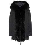 Paige Cotton Parka With Fur Lining