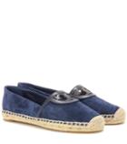 Tory Burch Sidney Suede Espadrilles