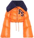 Fenty By Rihanna Funnel Collar Cropped Down Jacket
