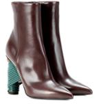 Balenciaga Bistrot Leather Ankle Boots