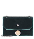 Jimmy Choo Finley Velvet Shoulder Bag