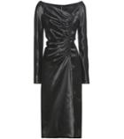 Rosie Assoulin Ruched Satin Dress
