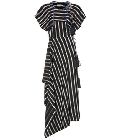 Etro Striped Asymmetric Dress