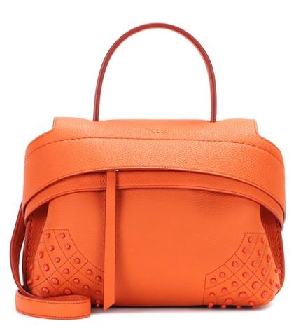 Miu Miu Wave Mini Leather Tote