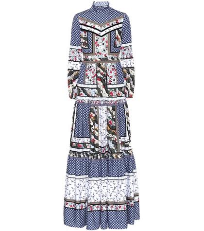 Erdem Cassandra Printed Cotton Dress