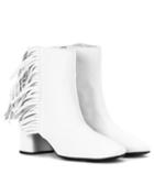 Stella Mccartney Fringed Leather Ankle Boots