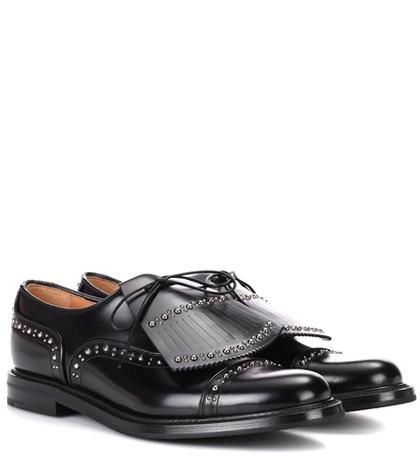 The Row Regine Leather Oxford Shoes