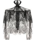 Fendi Lace Cold-shoulder Top
