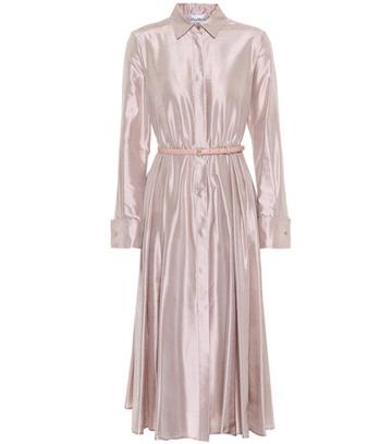 Max Mara Fiorire Silk Satin Dress