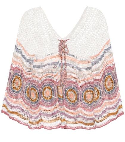 Anna Kosturova Carly Crocheted Cotton Top