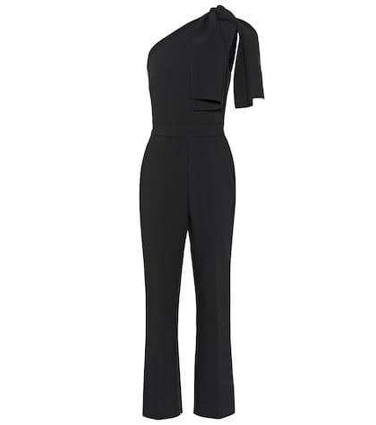 Msgm One-shoulder Crêpe Jumpsuit