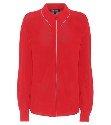 Salvatore Ferragamo Knitted Shirt
