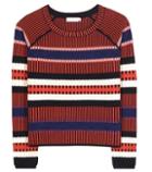 Mary Katrantzou Monterey Striped Wool-blend Sweater