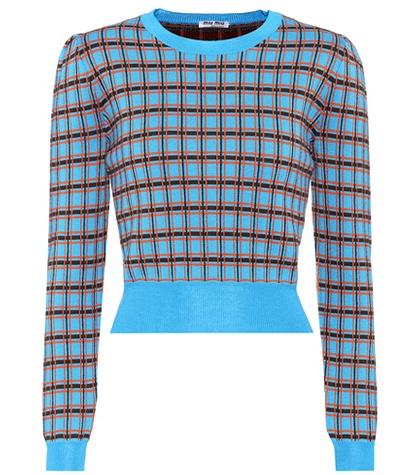 Miu Miu Cropped Wool Sweater