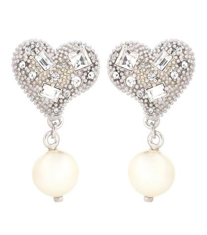 Jil Sander Crystal-embellished Earrings
