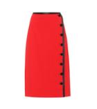 81hours Wrap-style Wool Skirt