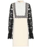 Gucci Lace-trimmed Jersey Dress