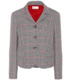 Redvalentino Check Cotton And Wool Jacket