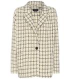 Isabel Marant Mark Wool-blend Printed Knitted Blazer