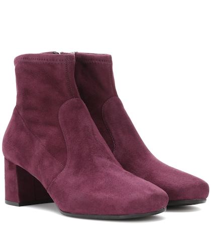 Maison Michel Suede Ankle Boots