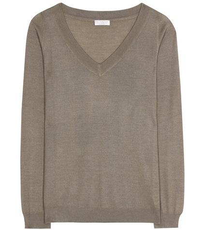 Brunello Cucinelli Cashmere And Silk Sweater