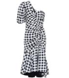Jonathan Simkhai Checked Crêpe Dress