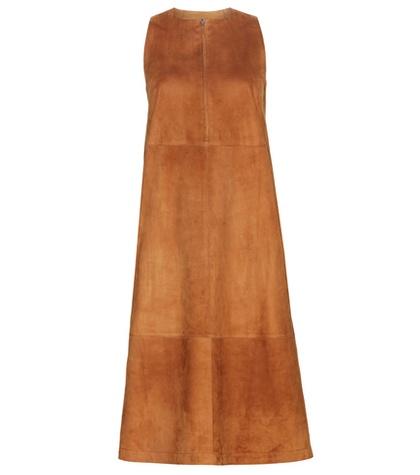 The Row Ronston Suede Dress