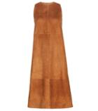 The Row Ronston Suede Dress