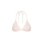 Versace Broadway Gingham Bikini Top
