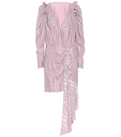 Magda Butrym Lagos Silk Jacquard Minidress