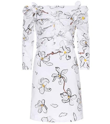 Isa Arfen Knot Cotton Minidress