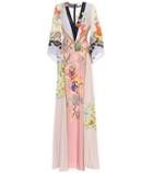 Etro Floral Silk Maxi Dress