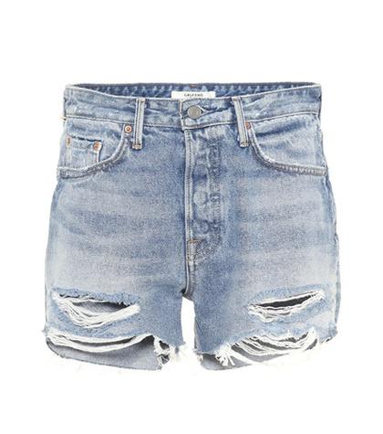 Ag Jeans Helena Distressed Denim Shorts