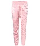 Edit Satin Cropped Trousers