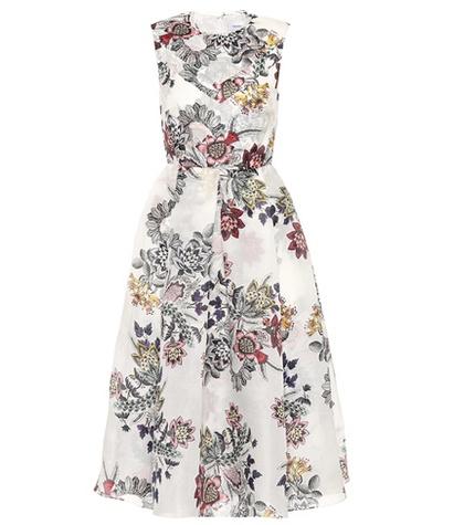 Gianvito Rossi Ailie Floral-printed Silk Dress