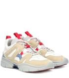 Isabel Marant Kindsey Suede-trimmed Sneakers
