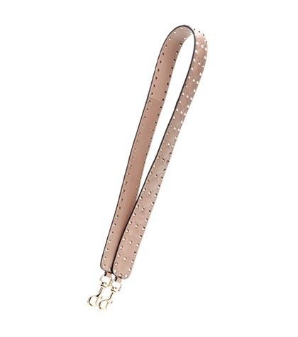 Valentino Valentino Garavani Rockstud Spike Embellished Leather Bag Strap